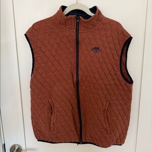 Byron Nelson Men’s Quilted Vest Burnt Orange